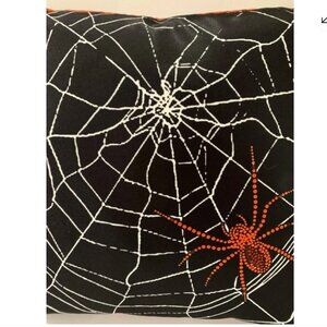 Grandin Road Spiderweb Pillow Item #98168 18 18 Halloween (2016)